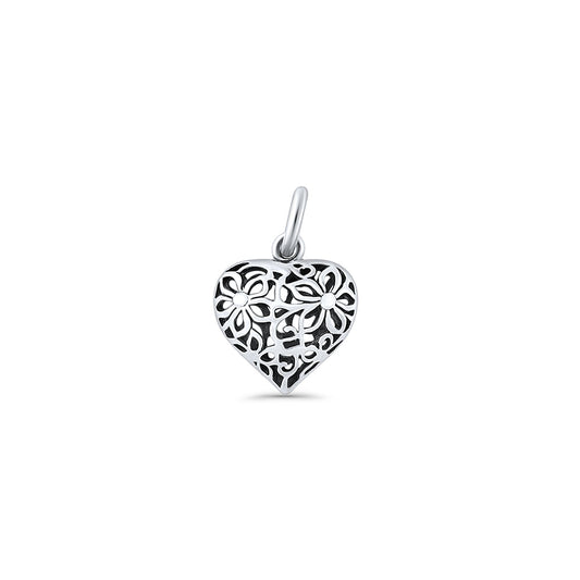 Filigree Heart Pendant