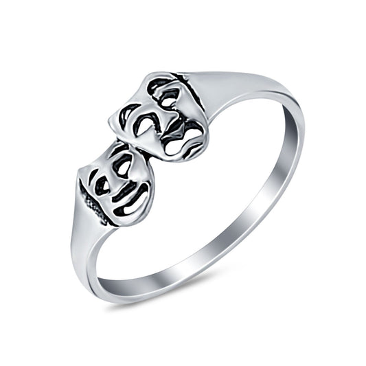 Tragedy Mask Ring