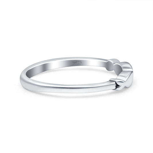 Fish Oxidized Band Thumb Ring (3mm)