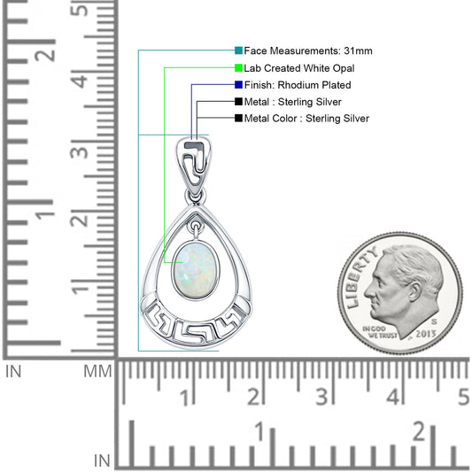 Dangle Pear Pendant