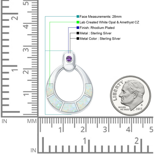 Round Dangle Pendant