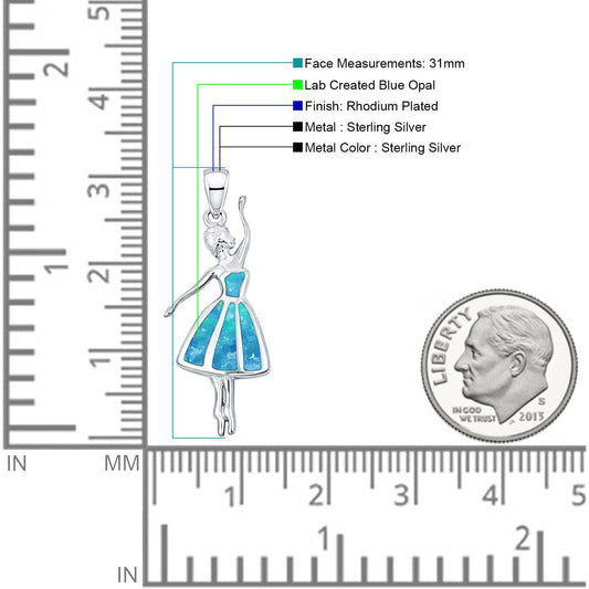 Ballet Dancer Pendant