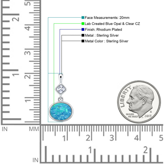 Drop Round Pendant