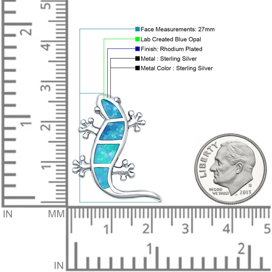 Gecko Lizard Pendant