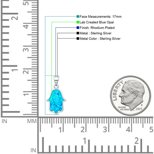 Hamsa Hand Pendant