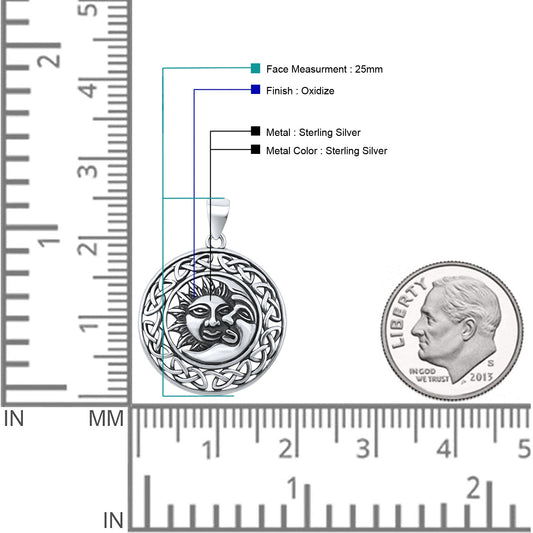 Celtic Sun & Moon Pendant