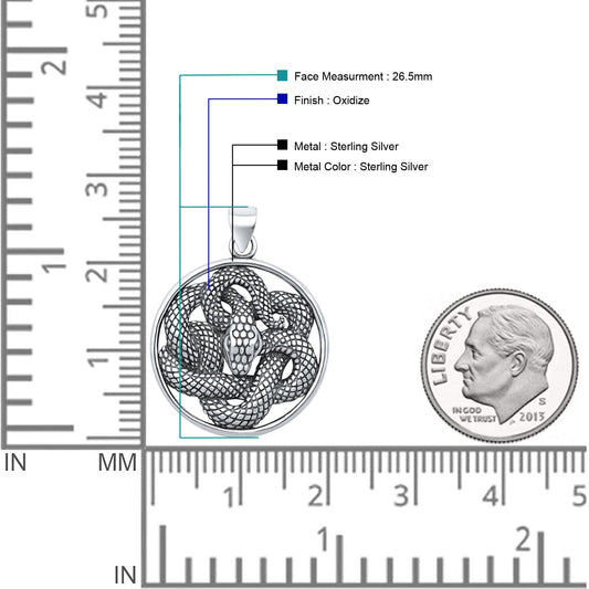 Twisted Snake Pendant