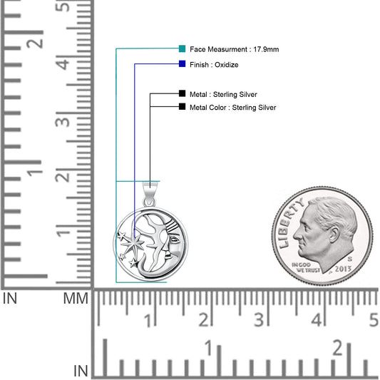 Sun Moon & Star Pendant