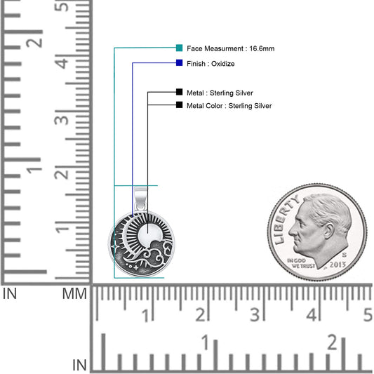Sun, Star & Cloud Pendant