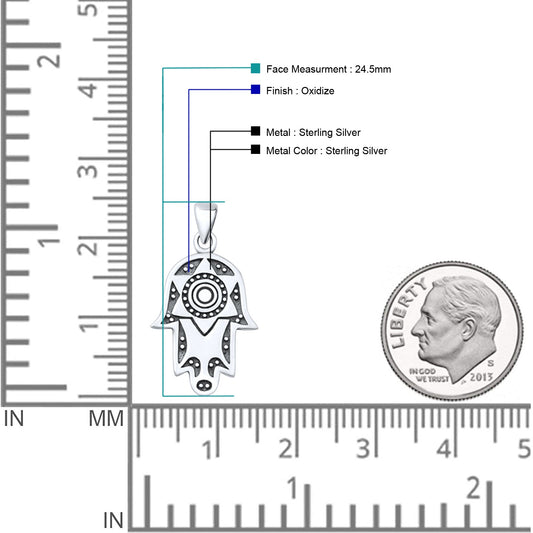 Star Hand Of Hamsa Pendant