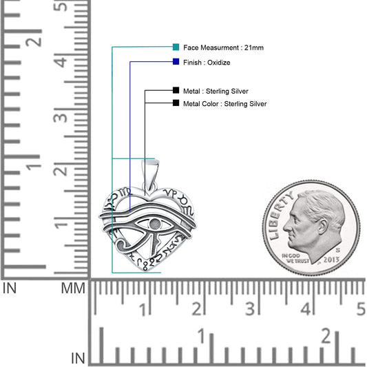 Eye of Horus & Zodiac Pendant
