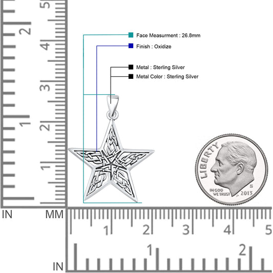 Celtic Style Star Pendant