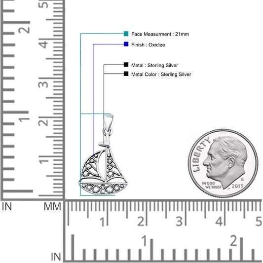 Sailboat Pendant