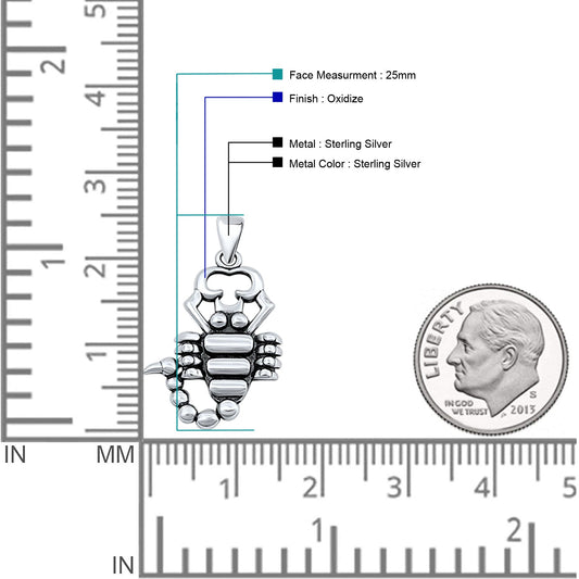 Scorpion Charm Pendant