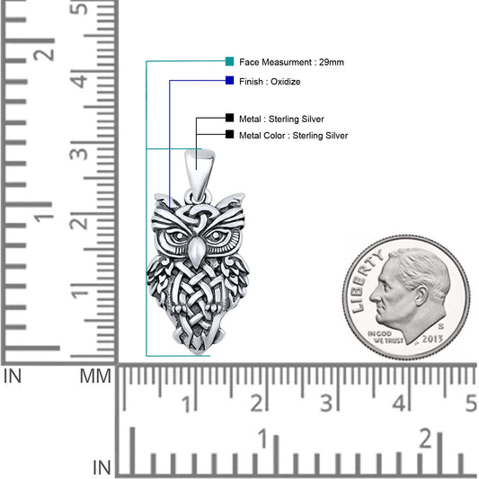 Owl Charm Pendant