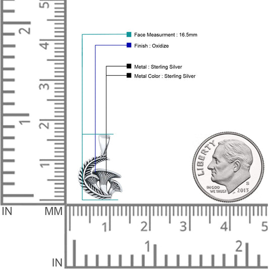 Leaf & Mushroom Pendant