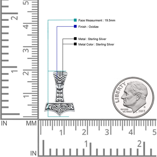 Celtic Thor Hammer Pendant