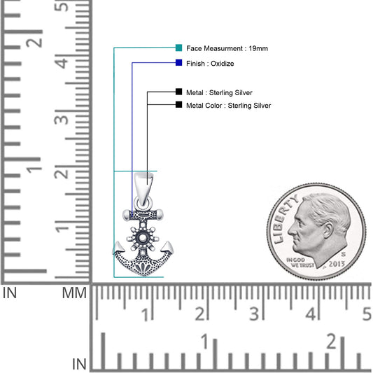 Anchor & Helm Pendant