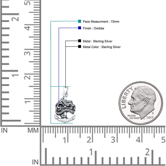 Anchor & Snake Pendant