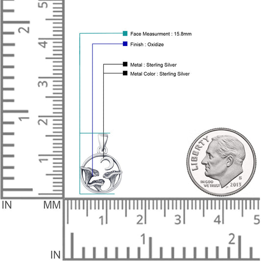 Mushroom Moon Pendant