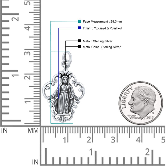 Virgin Mary Pendant