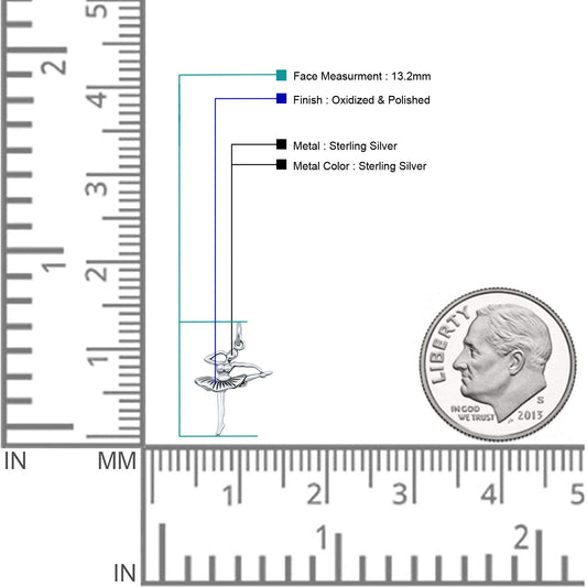 Ballet Dancer Pendant