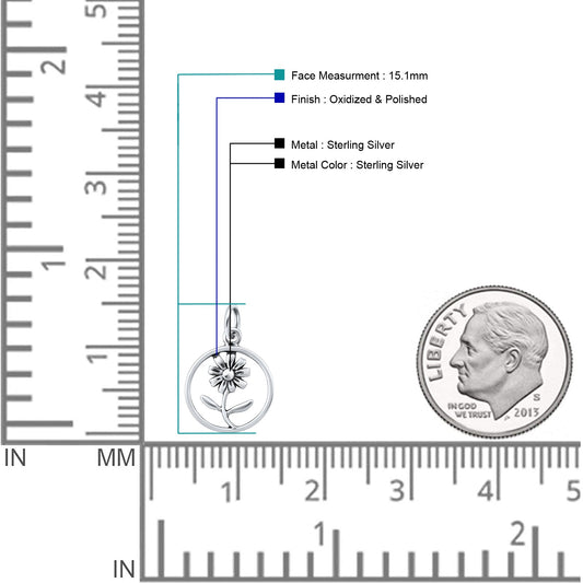 Daisy Flower Pendant