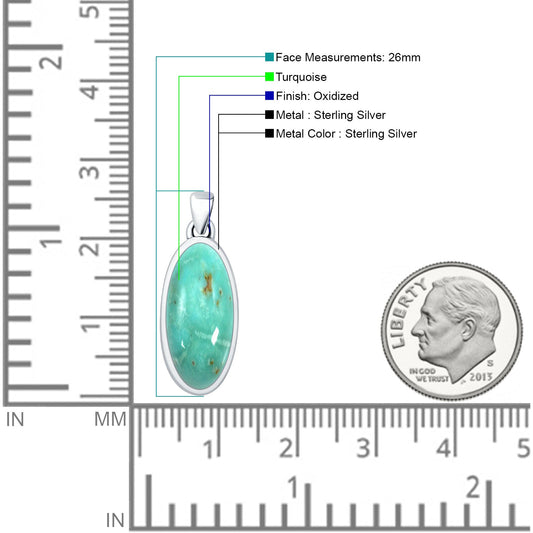 Oxidized Solitaire Pendant