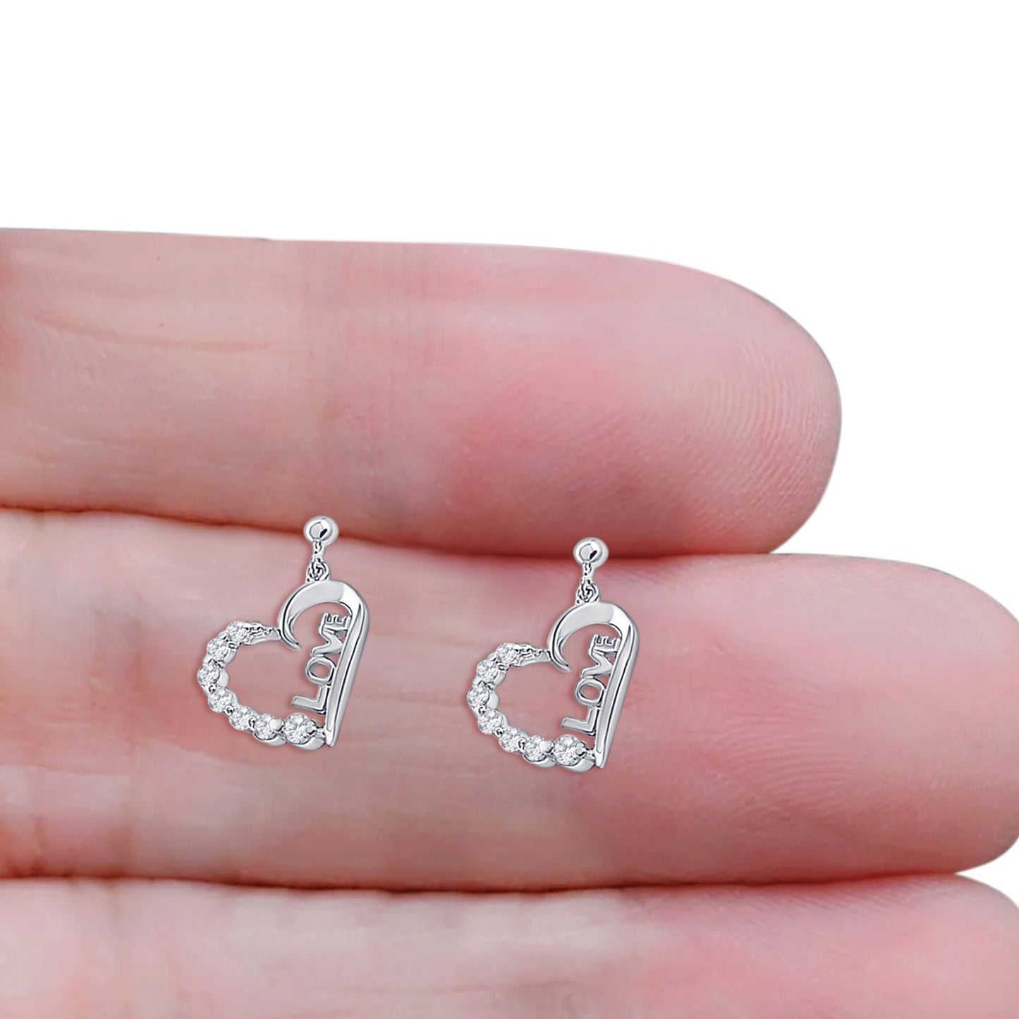 Heart Stud Earring