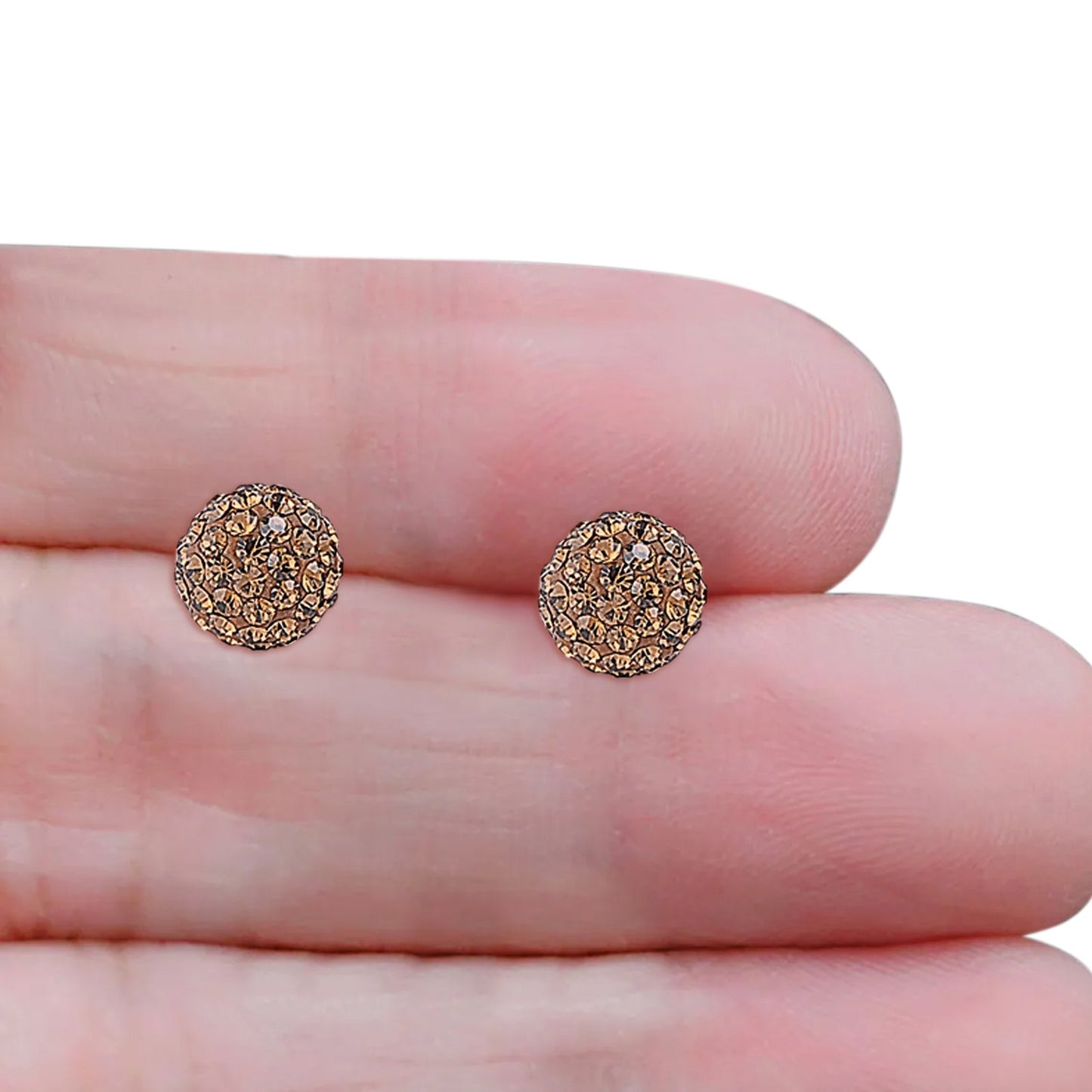 Full Ball Stud Earrings