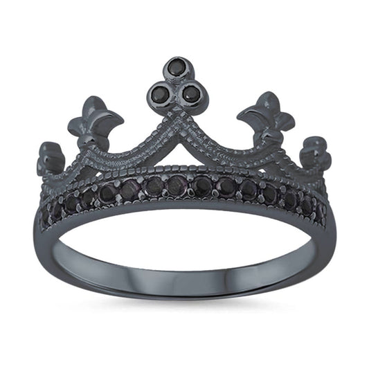 Black Crown Ring 