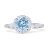 Round Halo Diamond Ring