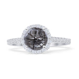 Round Halo Diamond Ring