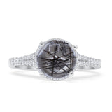 Round Halo Diamond Ring