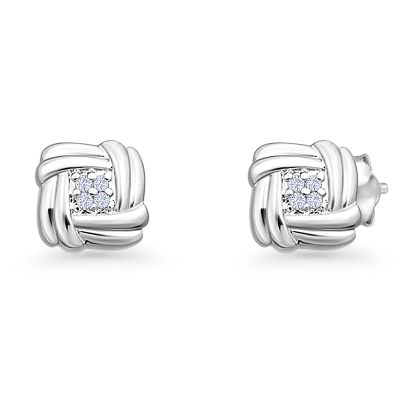 Love Knot Stud Earring