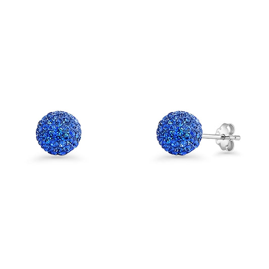 Full Ball Stud Earrings