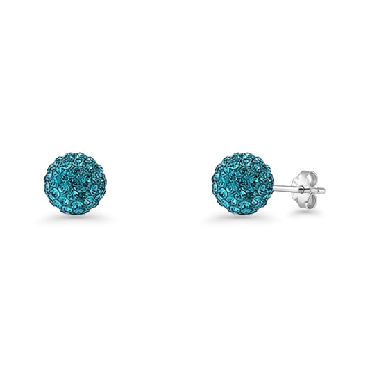 Full Ball Stud Earrings