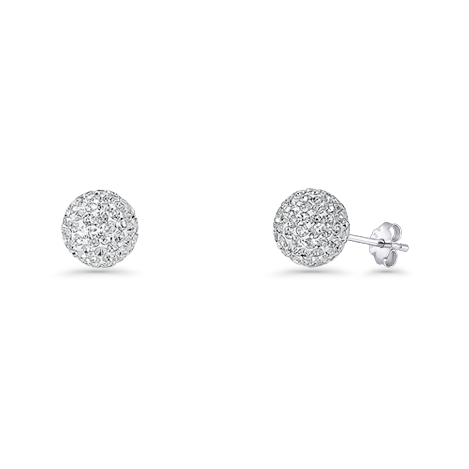 Full Ball Stud Earrings