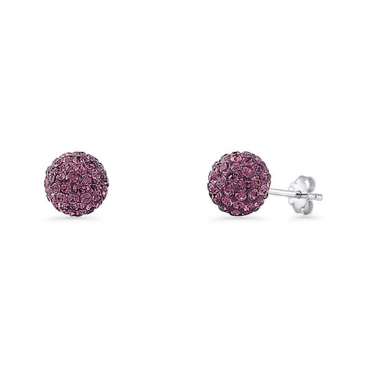 Full Ball Stud Earrings