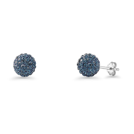 Full Ball Stud Earrings