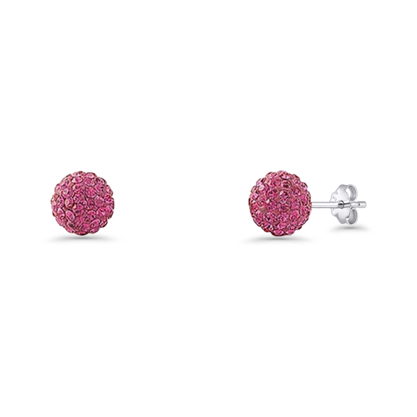 Full Ball Stud Earrings