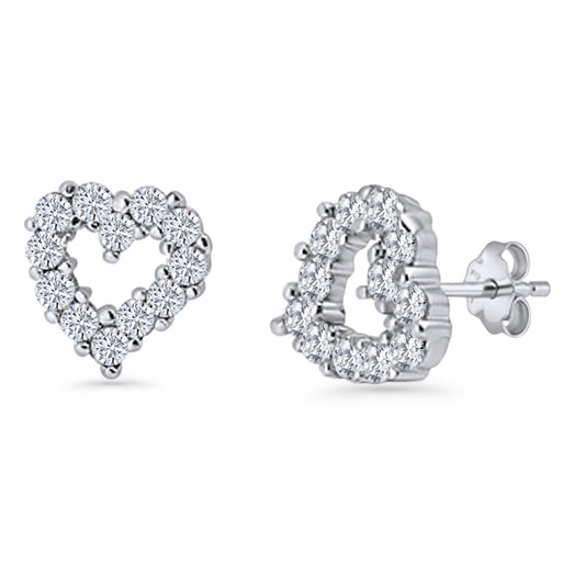 Heart Stud Earrings