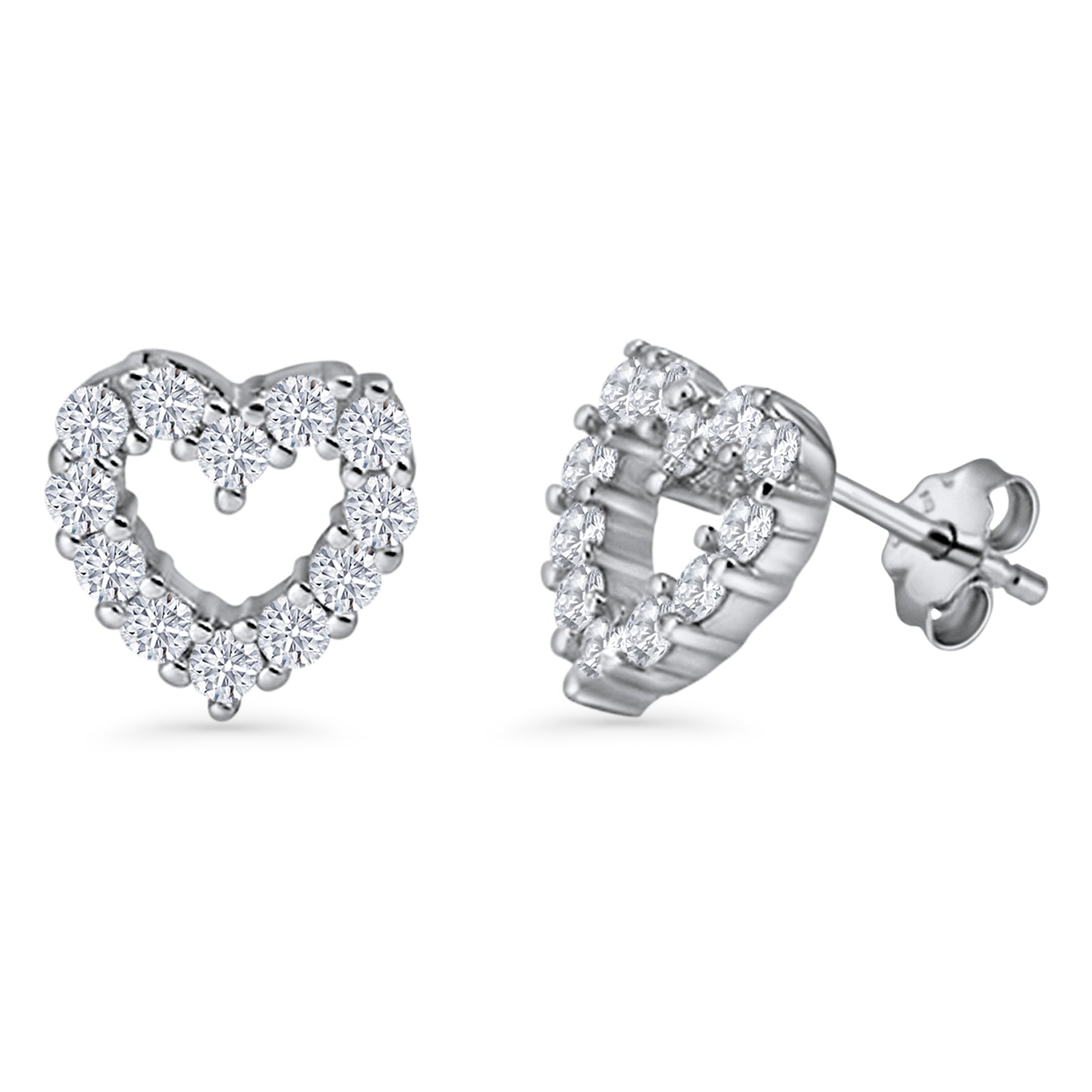 Heart Stud Earring