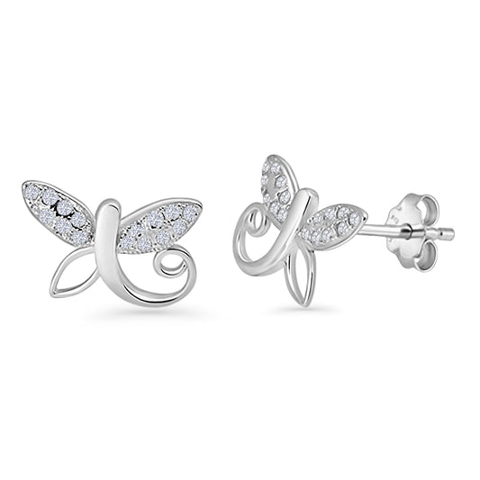 Dragonfly Stud Earring