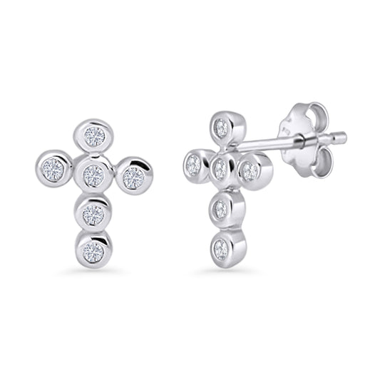 Crisscross Stud Earring