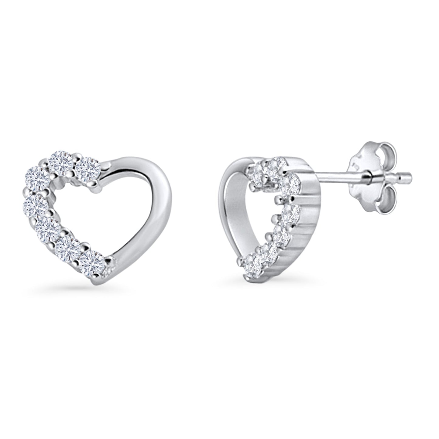 Heart Stud Earring