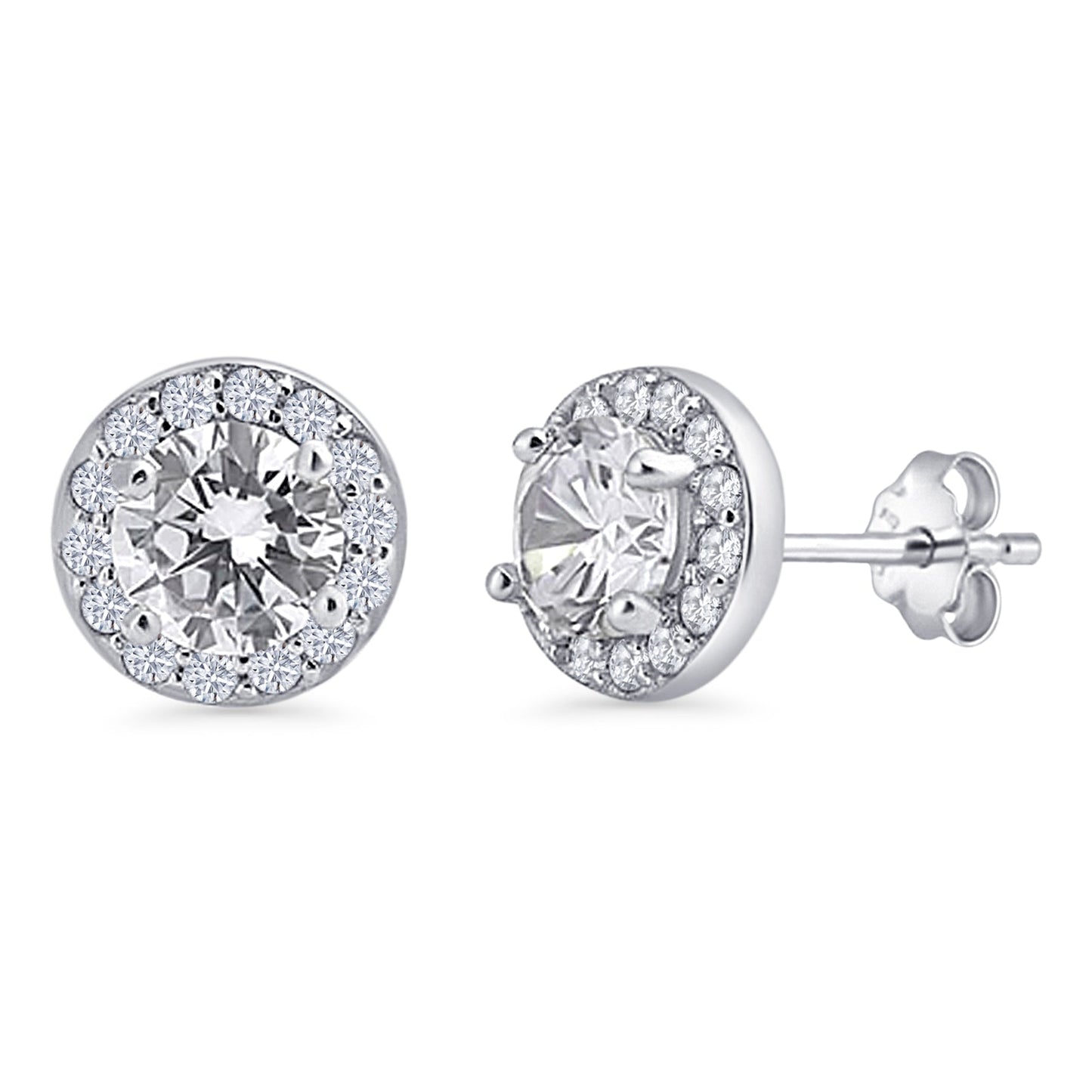 Round Stud Earring