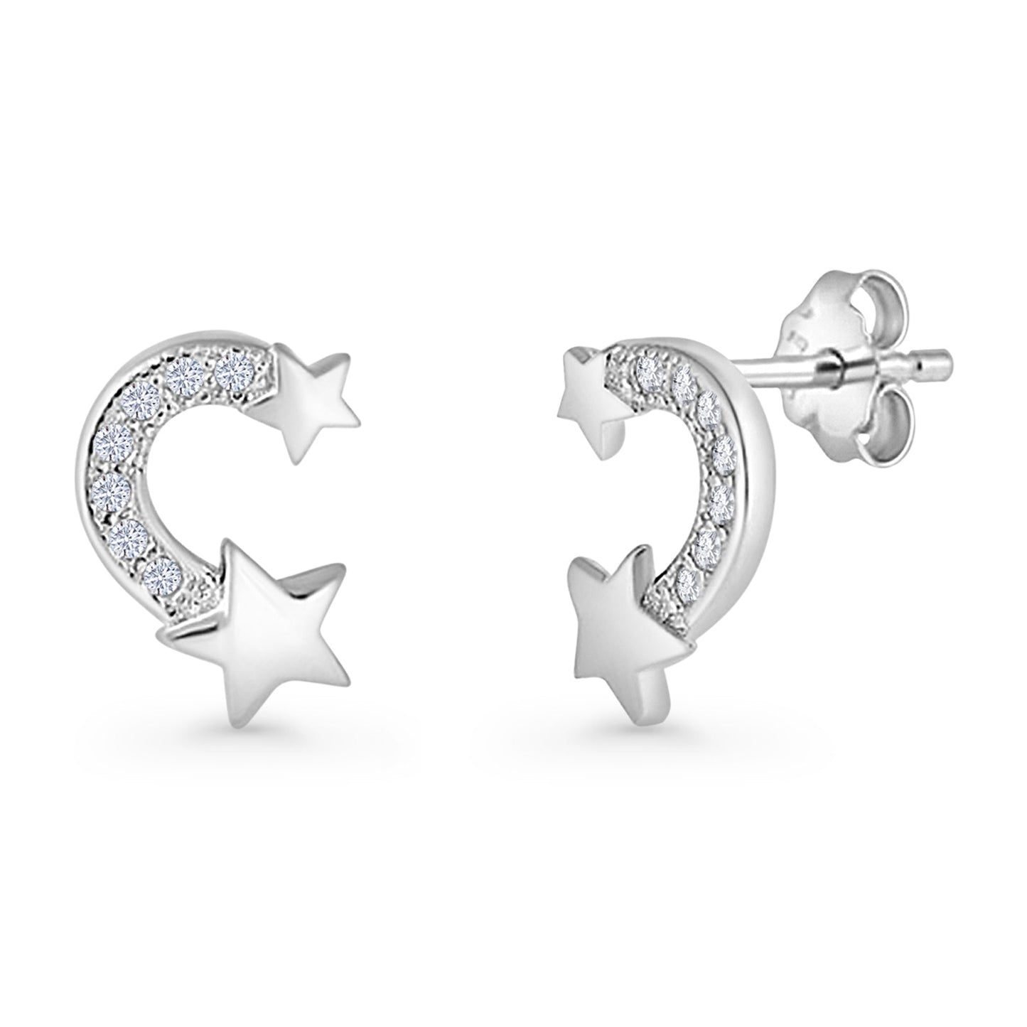 Shooting Star Stud Earring