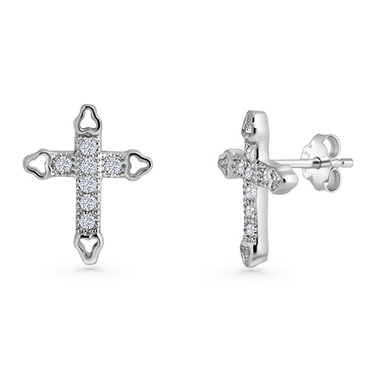 Cross Stud Earrings