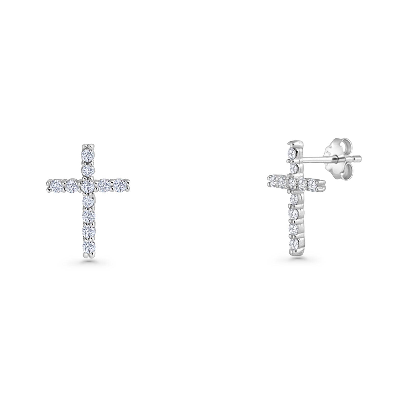 Cross Stud Earring